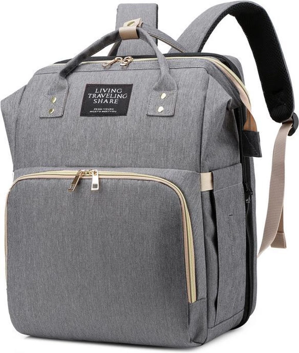 Buxibo 2-in-1 Luier- En Verzorgingstas - Inclusief Verschoon Matje - Baby Rug Tas Met Isoleervak - Diaper Backpack Bag - Reis Rugzak Inclusief Buggy En Kinderwagen Haken - Grote Capaciteit - 9 Buxibo 2-in-1 Luier- En Verzorgingstas - Inclusief Verschoon Matje - Baby Rug Tas Met Isoleervak - Diaper Backpack Bag - Reis Rugzak Inclusief Buggy En Kinderwagen Haken - Grote Capaciteit - - Image 9