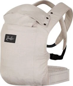ROOKIE Baby Premium Draagzak- Design Buikdrager - Comfortabel En Ergonomisch - Pasgeboren Babydrager - Peuterdrager - Biologisch Katoen - Super Zacht - Unisex: Voor Mama En Papa (Beige) -Baby Care Verkoop 1023x1200 5