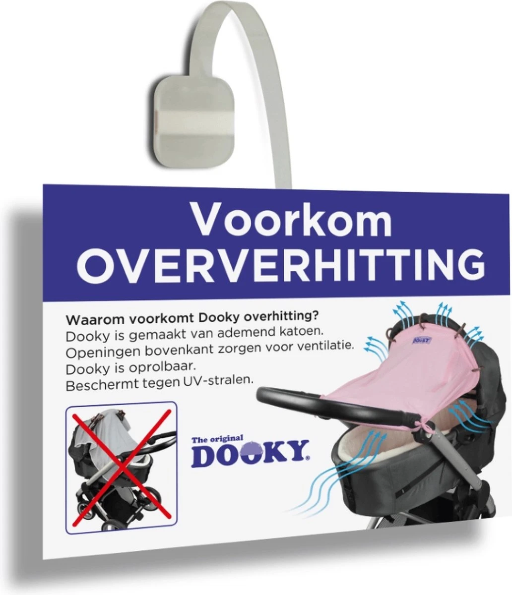 Dooky Universal Cover Zonnescherm Kinderwagen - Light Grey Crowns 5 Dooky Universal Cover Zonnescherm Kinderwagen - Light Grey Crowns - Image 5