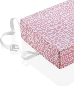 Stoelverhoger Babyjem Booster EasyClean Square Pink -Baby Care Verkoop 1037x1200 2