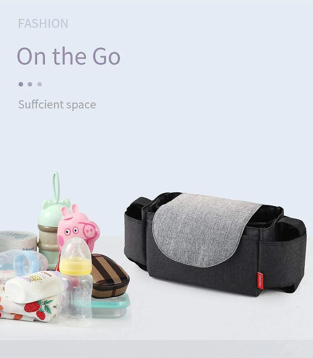 BOTC Kinderwagen Organizer - Buggy Tas Organizer - Wandelwagen Organizer - Luiertas - Telefoonhouder 3 BOTC Kinderwagen Organizer - Buggy Tas Organizer - Wandelwagen Organizer - Luiertas - Telefoonhouder - Image 3