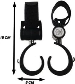 Kinderwagen Tassenhaakjes - Buggy Haakjes - Babywagen - Haakjes Voor Tassen - Set Van 2 - Rheme -Baby Care Verkoop 1071x1200 4