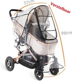 Achilles Universele Regenhoes Kinderwagen (2023 Model)– Buggy Hoes Universeel – Tegen Regen & Miezer -Baby Care Verkoop 1071x1200 5
