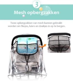 Achilles Universele Regenhoes Kinderwagen (2023 Model)– Buggy Hoes Universeel – Tegen Regen & Miezer -Baby Care Verkoop 1073x1200 1