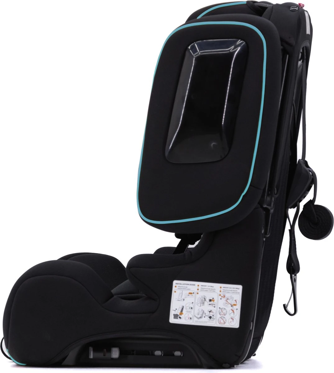 Hamilton By Yoop Cabrio Premium Opvouwbare Autostoel – Veilig, Comfortabel En Lichtgewicht Autozitje – Groep I, II, III Autostoeltje Voor 9 Maanden Tot 12 Jaar – Neon Blauw – ISOFIX Kliksysteem - 1e Opvouwbare Autostoel Ter Wereld - Zwart/Neon Blauw 7 Hamilton By Yoop Cabrio Premium Opvouwbare Autostoel – Veilig, Comfortabel En Lichtgewicht Autozitje – Groep I, II, III Autostoeltje Voor 9 Maanden Tot 12 Jaar – Neon Blauw – ISOFIX Kliksysteem - 1e Opvouwbare Autostoel Ter Wereld - Zwart/Neon Blauw - Image 7