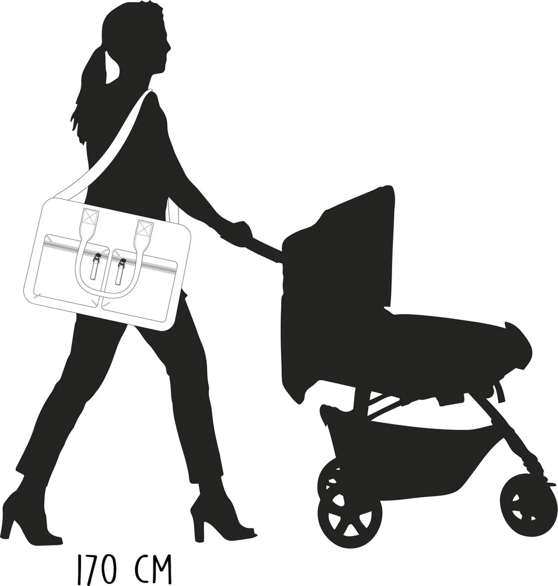 Kidzroom Vision Of Love Luiertas - Groen - Verschoonmatje - Verstelbare Schouderband 7 Kidzroom Vision Of Love Luiertas - Groen - Verschoonmatje - Verstelbare Schouderband - Image 7