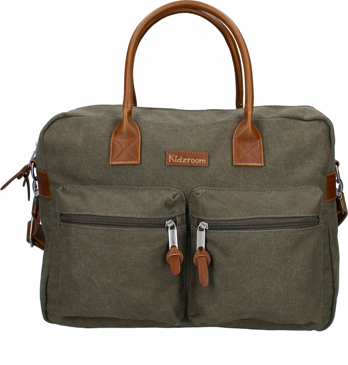 Kidzroom Vision Of Love Luiertas - Groen - Verschoonmatje - Verstelbare Schouderband 1 Kidzroom Vision Of Love Luiertas - Groen - Verschoonmatje - Verstelbare Schouderband