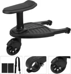 Merkloos Happyment® Universeel Meerijdplankje - Met Zitting - Voor Kinderwagen - Buggyboard - Zwart 19 Merkloos Happyment® Universeel Meerijdplankje - Met Zitting - Voor Kinderwagen - Buggyboard - Zwart -Baby Care Verkoop 1152x1200 1