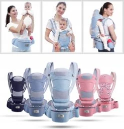 Merkloos Ergonomische Babydraagzak - 15 In 1 - Donkerblauw - 0 Tot 48 Maanden - Babydrager -Buikdrager En Rugdrager - Baby Draagzak - Ergonomisch - Heupdrager -Baby Care Verkoop 1160x1200 8