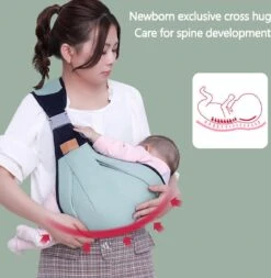 Merkloos Draagzak - Baby Draagzak - Zak - Grijs - Multifunctioneel - Ergonomisch - Baby - Dreumes - Peuter - Wrap - Travel Size - Tot 48 Maanden -Baby Care Verkoop 1171x1200 3