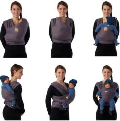 Babylonia - Tricot-Slen Organic - Draagdoek Baby - Silver Blue -Baby Care Verkoop 1191x1200 1