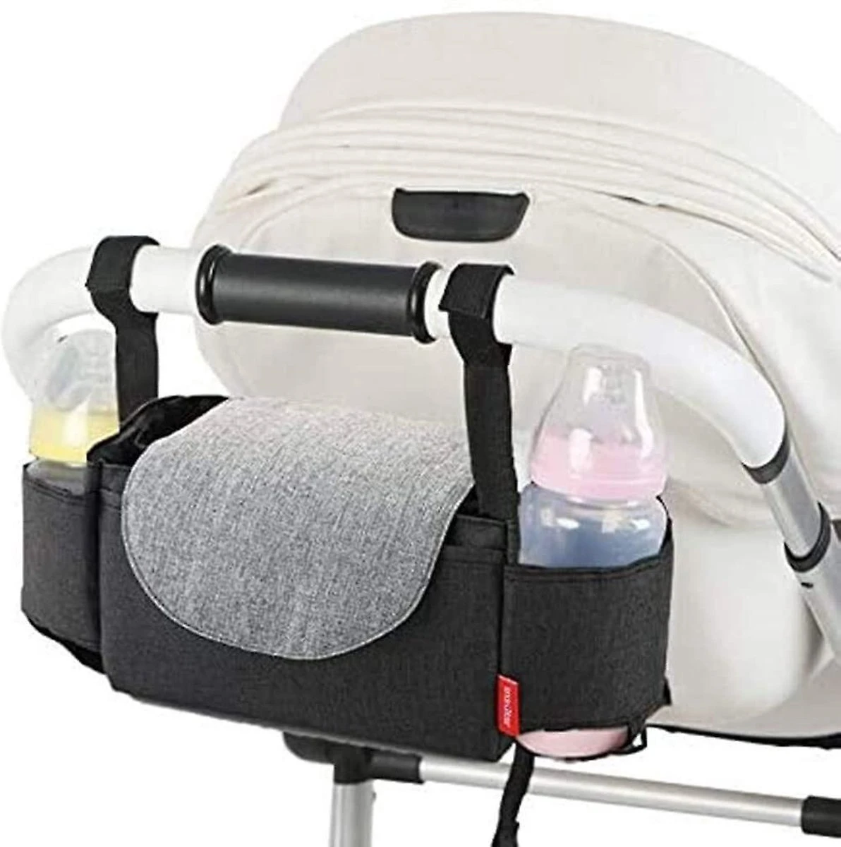 BOTC Kinderwagen Organizer - Buggy Tas Organizer - Wandelwagen Organizer - Luiertas - Telefoonhouder 5 BOTC Kinderwagen Organizer - Buggy Tas Organizer - Wandelwagen Organizer - Luiertas - Telefoonhouder - Image 5