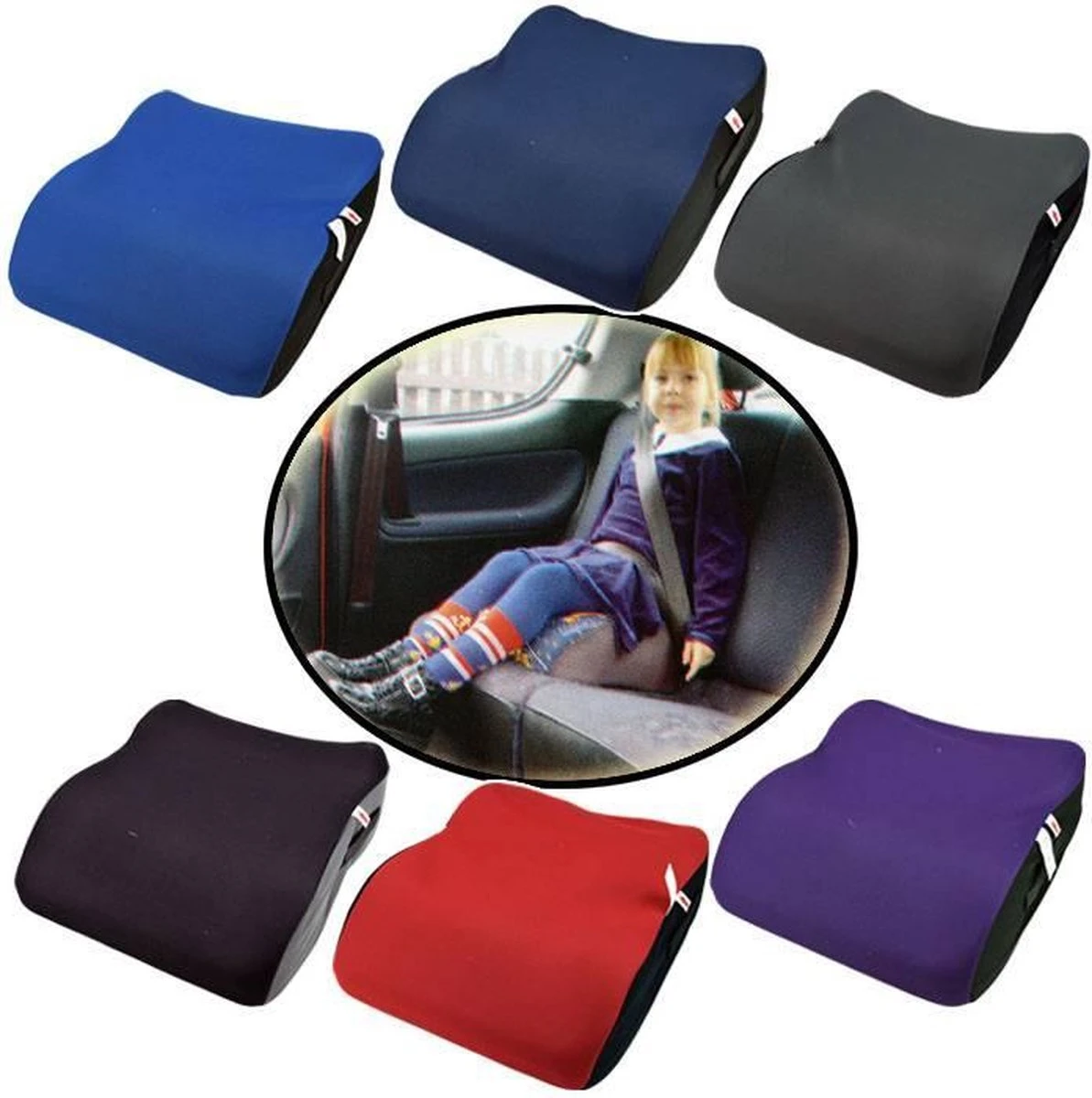 Universele Auto Zitverhoger - Stoelverhoger - Kinderzitje - Autozitje - Zwart 5 Universele Auto Zitverhoger - Stoelverhoger - Kinderzitje - Autozitje - Zwart - Image 5