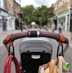 Merkloos Kinderwagen Tassenhaakjes - Haakjes Voor Tassen - Set Van 2 - Extra Stevig - Goedkoop - Buggy Haakjes - Zwart -Baby Care Verkoop 1194x1200