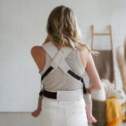 ROOKIE Baby Premium Draagzak- Design Buikdrager - Comfortabel En Ergonomisch - Pasgeboren Babydrager - Peuterdrager - Biologisch Katoen - Super Zacht - Unisex: Voor Mama En Papa (Beige) -Baby Care Verkoop 1198x1200 13