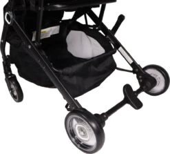 Ding Vivo Wandelwagen - Zwart - Inklapbare Buggy - Inclusief Boodschappenmandje En Zonnekap -Baby Care Verkoop 1200x1085