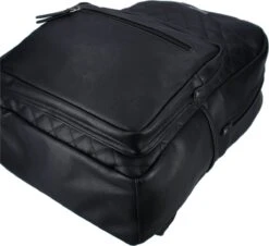 Kidzroom Popular Luiertas Rugzak - Zwart‎‎ - Verschoonmatje - Flessenhouder -Baby Care Verkoop 1200x1097