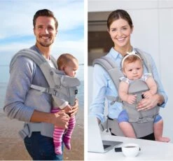 Deryan Meinkind Draagzak - Buikdrager 4-in-1 Antraciet/Grijs -Baby Care Verkoop 1200x1117 2