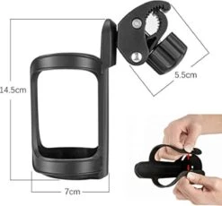 Merkloos Bekerhouder Kinderwagen -360 Graden Draaibaar - Flessenhouder - Fiets - Buggy - Step - Flessen En Beker Houder -Baby Care Verkoop 1200x1119 2