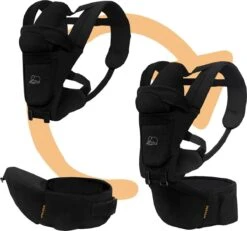 Deryan Pack Luxe Ergonomische Draagzak - Babydrager + Opbergvakjes - Zwart 26 Deryan Pack Luxe Ergonomische Draagzak - Babydrager + Opbergvakjes - Zwart -Baby Care Verkoop 1200x1120 3