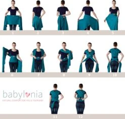 Babylonia - Tricot-Slen Organic - Draagdoek Baby - Silver Blue -Baby Care Verkoop 1200x1135 4