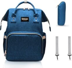 Luiertas Rugzak - Gratis Flessenwarmer En Gratis Kinderwagen Haken - Eindeloos Opbergruimte - Ruime Luiertas - Draaggemak - Donker Blauw -Baby Care Verkoop 1200x1141