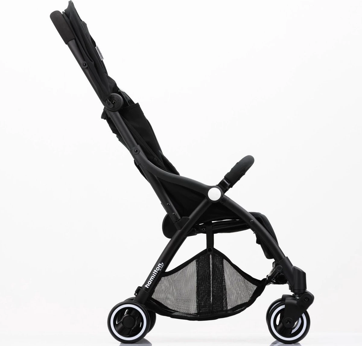 Hamilton By Yoop S1 Plus Buggy Met Monteerbare Premium Wieg – Nieuwer En Hoger 2023 Model - Stroller Met One Hand Folding Technologie – Zwart/Antraciet - Licht, Verstelbaar, Wendbaar - Geschikt Van 0 Maanden Tot 4 Jaar 11 Hamilton By Yoop S1 Plus Buggy Met Monteerbare Premium Wieg – Nieuwer En Hoger 2023 Model - Stroller Met One Hand Folding Technologie – Zwart/Antraciet - Licht, Verstelbaar, Wendbaar - Geschikt Van 0 Maanden Tot 4 Jaar - Image 11