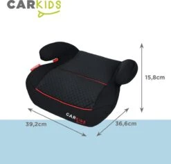 Carkids Auto Zitverhoger Zwart En Rood | Autostoel Groep 2-3 | Kinderen Van 3,5-12 Jaar | 15-36 Kg -Baby Care Verkoop 1200x1147 1
