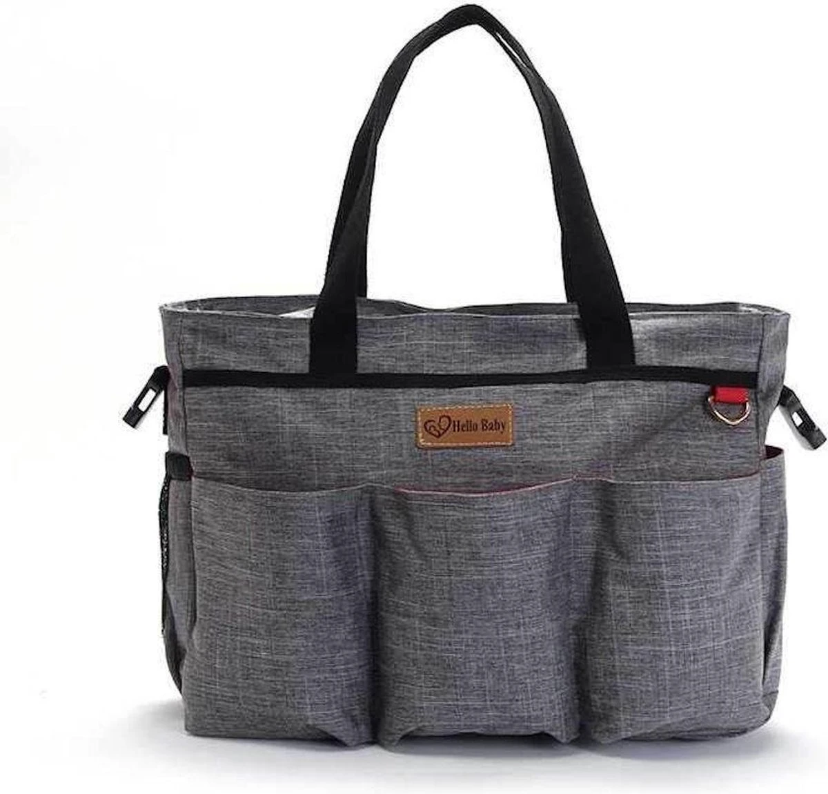 Merkloos Decopatent® Luiertas Schoudertas - Baby Verzorgingstas - Incl Verschoningsmatje & Flessenhouder - Vakken - Jongens/Meisjes - Grijs 1 Merkloos Decopatent® Luiertas Schoudertas - Baby Verzorgingstas - Incl Verschoningsmatje & Flessenhouder - Vakken - Jongens/Meisjes - Grijs