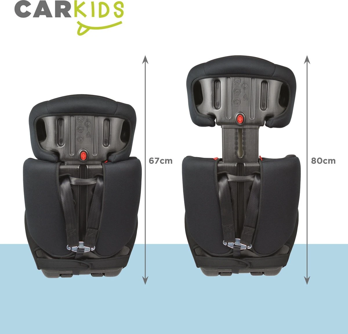 Carkids Verstelbaar Kinderautostoeltje Zwart En Wit | Kinderautostoel Groep 1-2-3 | Kinderen Van 9 Maanden-12 Jaar | 9-36 Kg 3 Carkids Verstelbaar Kinderautostoeltje Zwart En Wit | Kinderautostoel Groep 1-2-3 | Kinderen Van 9 Maanden-12 Jaar | 9-36 Kg - Image 3