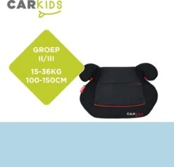 Carkids Auto Zitverhoger Zwart En Rood | Autostoel Groep 2-3 | Kinderen Van 3,5-12 Jaar | 15-36 Kg -Baby Care Verkoop 1200x1150 6
