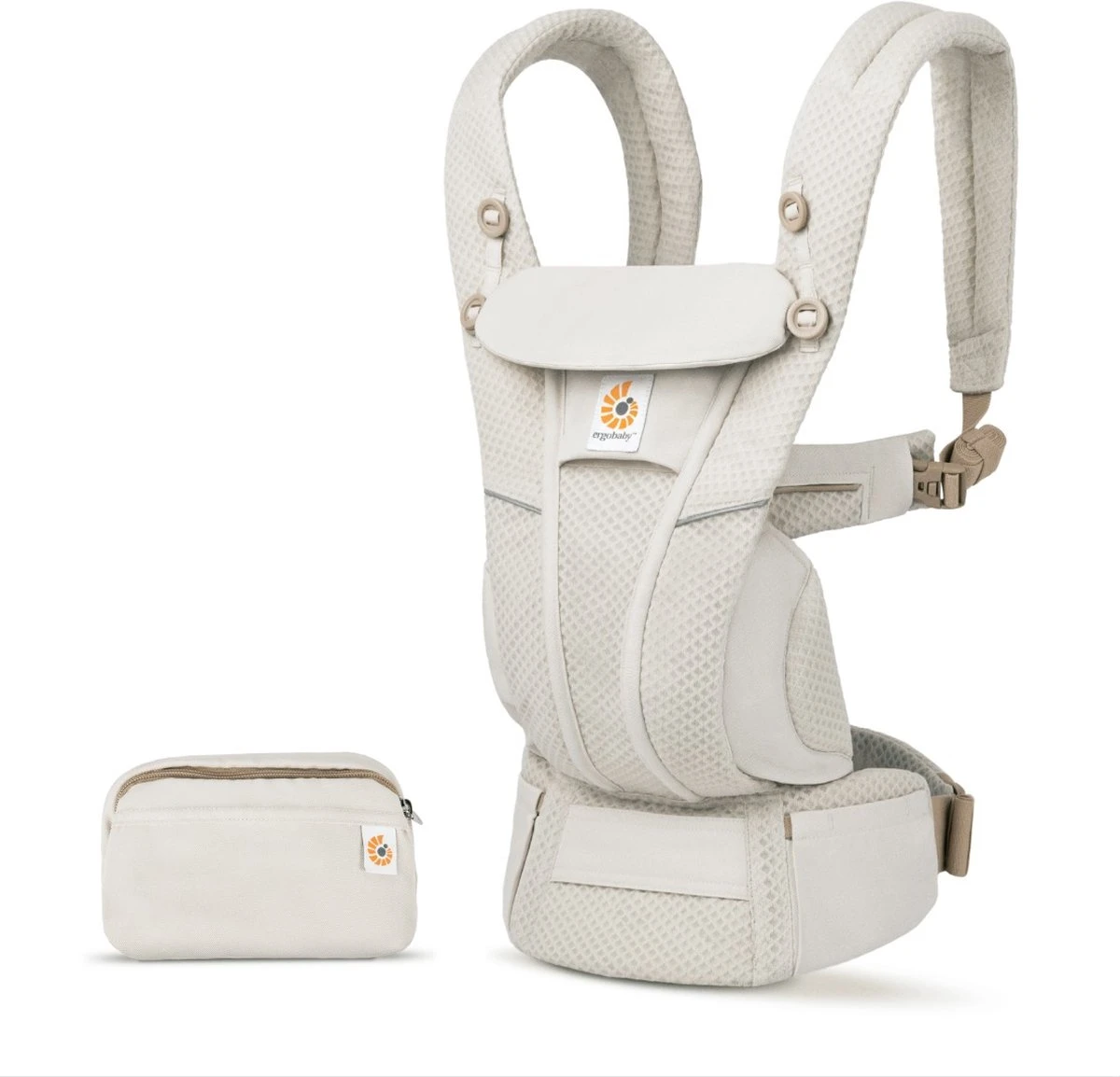 Ergobaby Draagzak Omni Breeze Natural Beige- Ergonomische Draagzak Vanaf Geboorte 1 Ergobaby Draagzak Omni Breeze Natural Beige- Ergonomische Draagzak Vanaf Geboorte