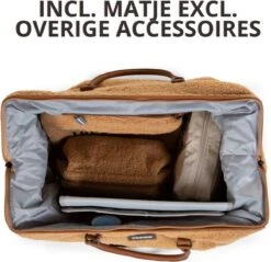 Childhome Mommy Bag Groot - Teddy - Beige 20 Childhome Mommy Bag Groot - Teddy - Beige -Baby Care Verkoop 1200x1161