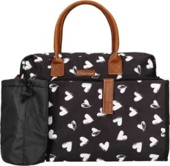 Kidzroom Black And White Luiertas - Zwart - Ophanglussen Kinderwagen - Verschoonmatje - Verstelbare Schouderband -Baby Care Verkoop 1200x1164 2