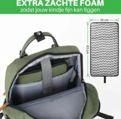 Brisby Slijtvaste Luiertas – Verzorgingstas – Met Buggymontage - Groen 19 Brisby Slijtvaste Luiertas – Verzorgingstas – Met Buggymontage - Groen -Baby Care Verkoop 1200x1179 2