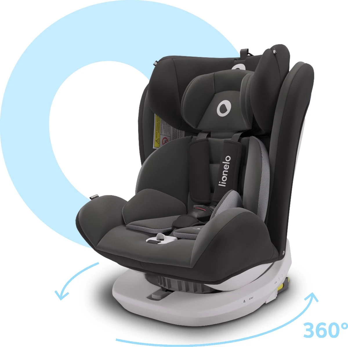 Lionelo Bastiaan - Autostoel - Roteerbaar - 0-36kg - 360° Draaibaar 3 Lionelo Bastiaan - Autostoel - Roteerbaar - 0-36kg - 360° Draaibaar - Image 3