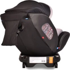 Cangaroo Pilot Black Leather SPS Isofix 360° 0-36 Kg Autostoel Met Zonnekap -Baby Care Verkoop 1200x1196