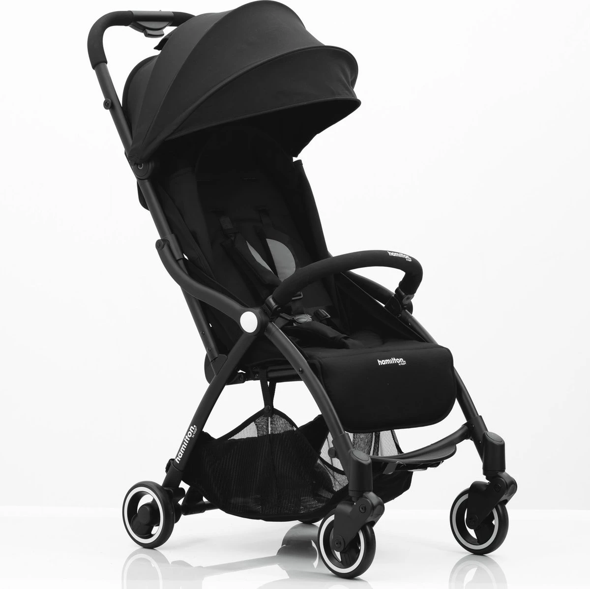Hamilton By Yoop S1 Plus Buggy – Nieuw En Hoger 2023 Model – Premium Budget Stroller Met One Hand Folding Technologie – Zwart/Antraciet – Lichte, Verstelbare En Wendbare Kinderwagen Met Vele Gemakken 3 Hamilton By Yoop S1 Plus Buggy – Nieuw En Hoger 2023 Model – Premium Budget Stroller Met One Hand Folding Technologie – Zwart/Antraciet – Lichte, Verstelbare En Wendbare Kinderwagen Met Vele Gemakken - Image 3