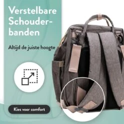 Luiertas Rugzak - Monx Luiertas Verzorgingstas Met Uitklapbaar Babybedje - Overzichtelijke Luierrugzak Extra Buggy En Kinderwagen Haken Inclusief Geïsoleerde Flessenhouder - Grijs 27 Luiertas Rugzak - Monx Luiertas Verzorgingstas Met Uitklapbaar Babybedje - Overzichtelijke Luierrugzak Extra Buggy En Kinderwagen Haken Inclusief Geïsoleerde Flessenhouder - Grijs -Baby Care Verkoop 1200x1200 103