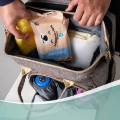 Luiertas Rugzak - Monx Luiertas Verzorgingstas Met Uitklapbaar Babybedje - Overzichtelijke Luierrugzak Extra Buggy En Kinderwagen Haken Inclusief Geïsoleerde Flessenhouder - Grijs 31 Luiertas Rugzak - Monx Luiertas Verzorgingstas Met Uitklapbaar Babybedje - Overzichtelijke Luierrugzak Extra Buggy En Kinderwagen Haken Inclusief Geïsoleerde Flessenhouder - Grijs -Baby Care Verkoop 1200x1200 107