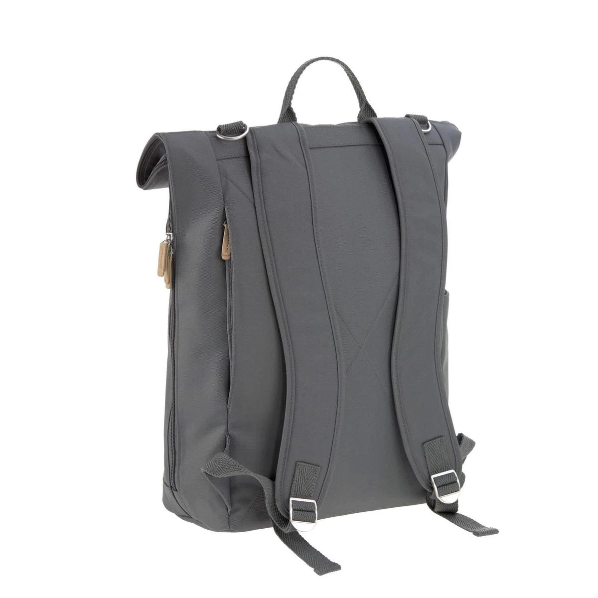 LÄSSIG Luiertas Rolltop Backpack Rugzak Incl Verschoningsmatje Antraciet 7 LÄSSIG Luiertas Rolltop Backpack Rugzak Incl Verschoningsmatje Antraciet - Image 7