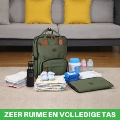 Brisby Slijtvaste Luiertas – Verzorgingstas – Met Buggymontage - Groen 17 Brisby Slijtvaste Luiertas – Verzorgingstas – Met Buggymontage - Groen -Baby Care Verkoop 1200x1200 244