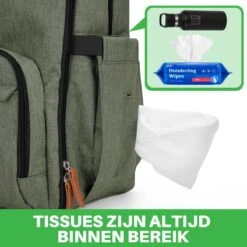 Brisby Slijtvaste Luiertas – Verzorgingstas – Met Buggymontage - Groen 21 Brisby Slijtvaste Luiertas – Verzorgingstas – Met Buggymontage - Groen -Baby Care Verkoop 1200x1200 247