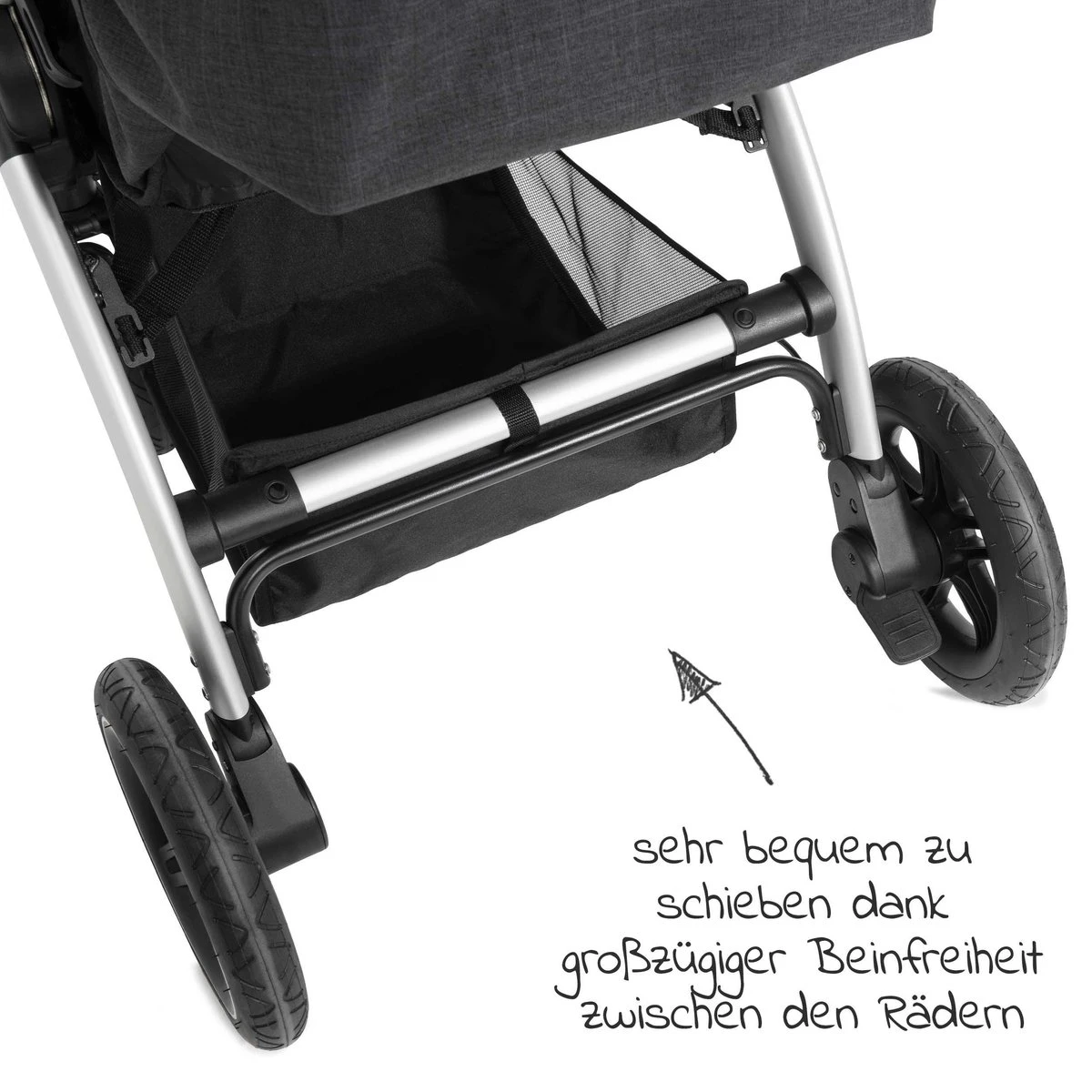 Hauck UpTown Buggy - Met één Hand Opvouwbaar - Zwart 11 Hauck UpTown Buggy - Met één Hand Opvouwbaar - Zwart - Image 11