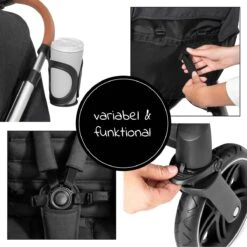 Hauck UpTown Buggy - Met één Hand Opvouwbaar - Zwart 34 Hauck UpTown Buggy - Met één Hand Opvouwbaar - Zwart -Baby Care Verkoop 1200x1200 344