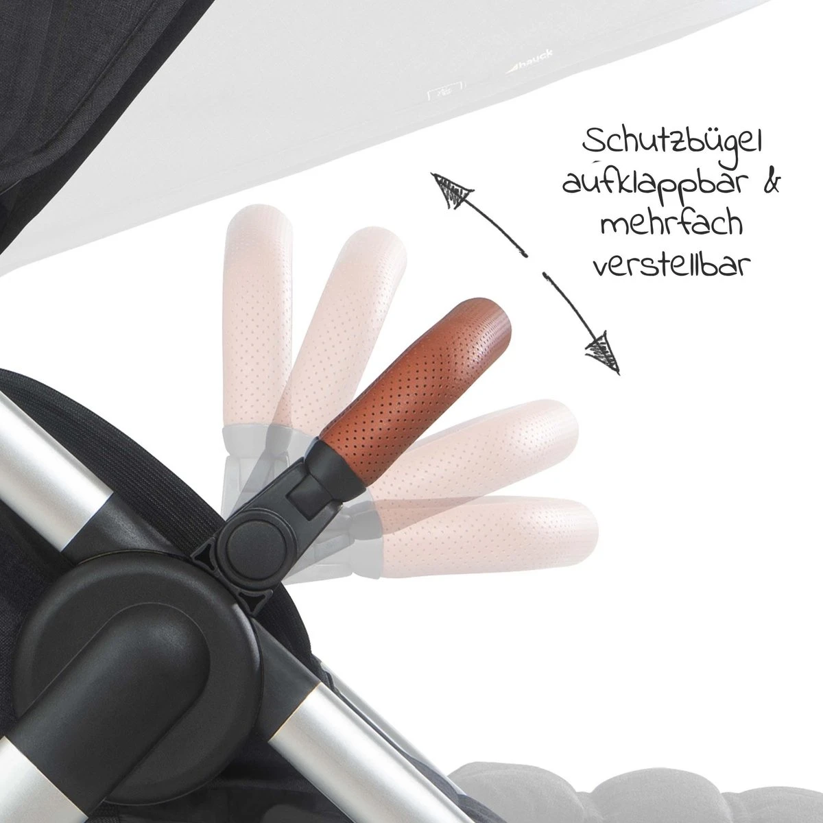 Hauck UpTown Buggy - Met één Hand Opvouwbaar - Zwart 20 Hauck UpTown Buggy - Met één Hand Opvouwbaar - Zwart - Image 20