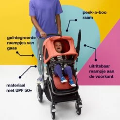 Bugaboo Fox3/Cameleon3 Breezy Zonnekap - Pine Green -Baby Care Verkoop 1200x1200 506