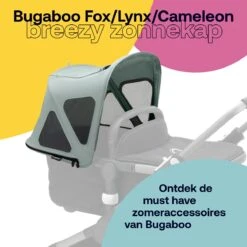 Bugaboo Fox3/Cameleon3 Breezy Zonnekap - Pine Green -Baby Care Verkoop 1200x1200 509