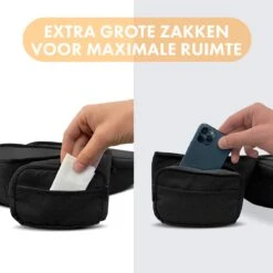 Deryan Pack Basic Luxe Heupdrager - Baby En Peuter Heupzitje - Draagzak Zwart -Baby Care Verkoop 1200x1200 567
