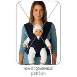 Babylonia Draagdoek - Tricot-Slen - Jeansblauw -Baby Care Verkoop 1200x1200 571